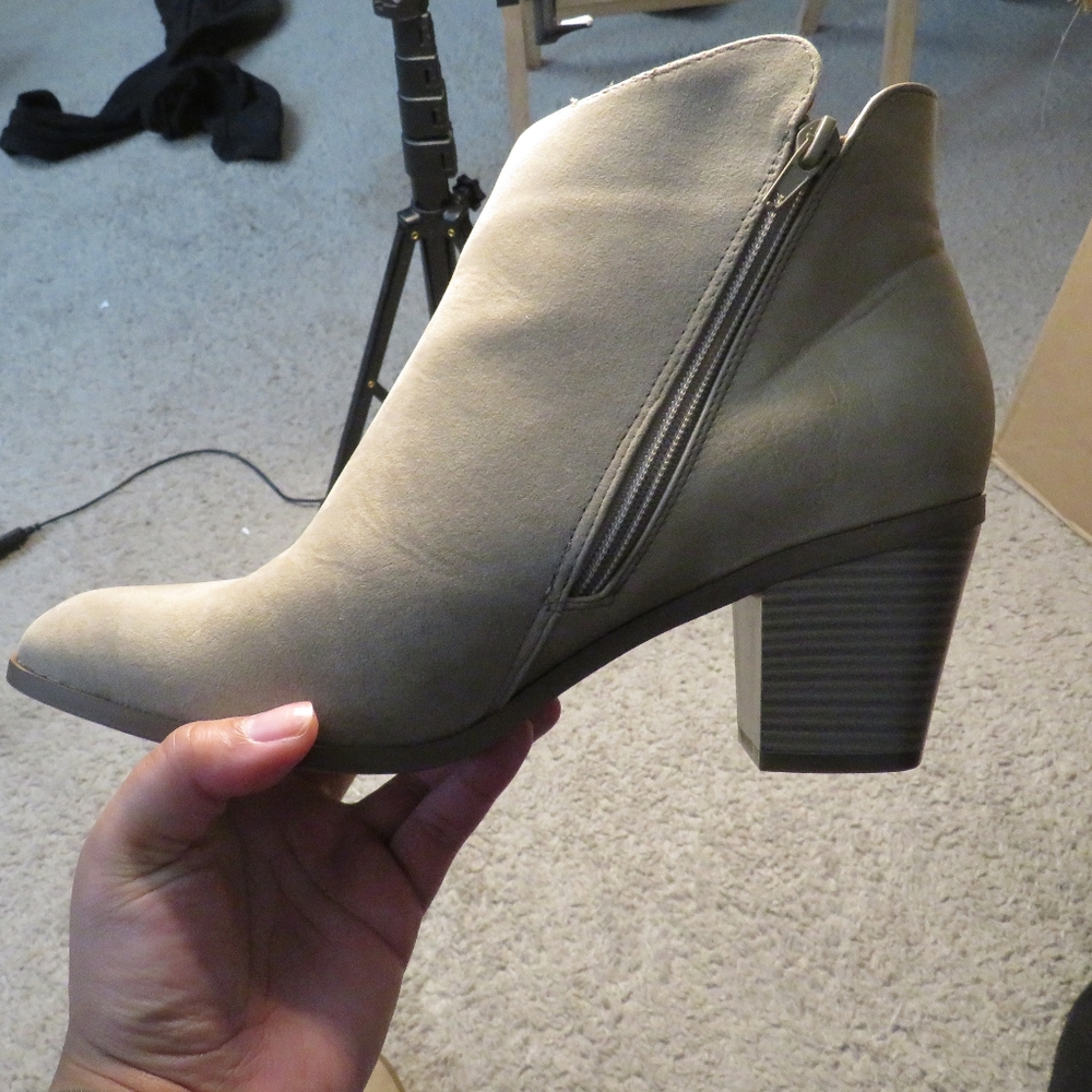 Tan Ankle Booties - Picture 4 of 7